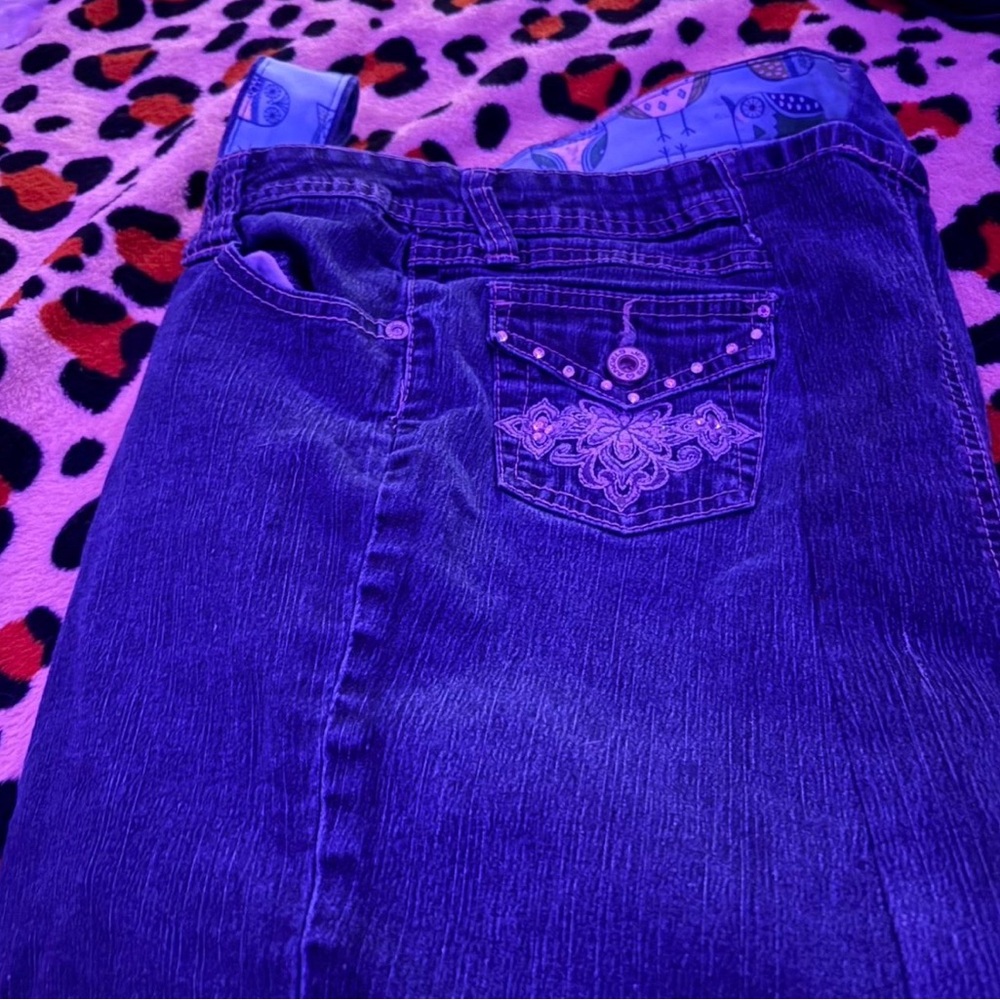 Embellished Blue Denim Jeans